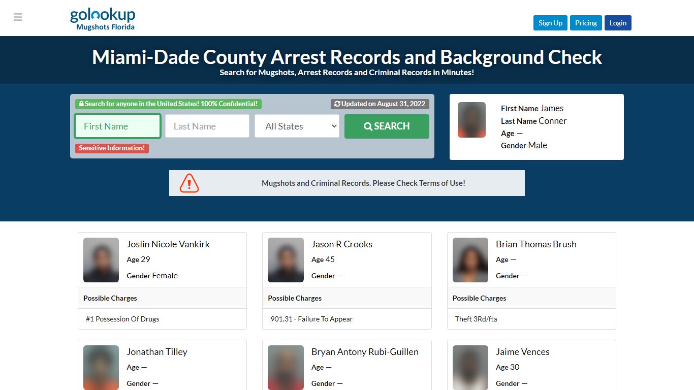 Miami-Dade County Mugshots, Miami-Dade County Arrest Records - GoLookUp